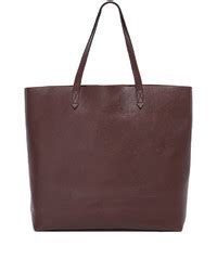 Modische Dunkelrote Shopper Tasche Aus Leder F R Herbst Kaufen