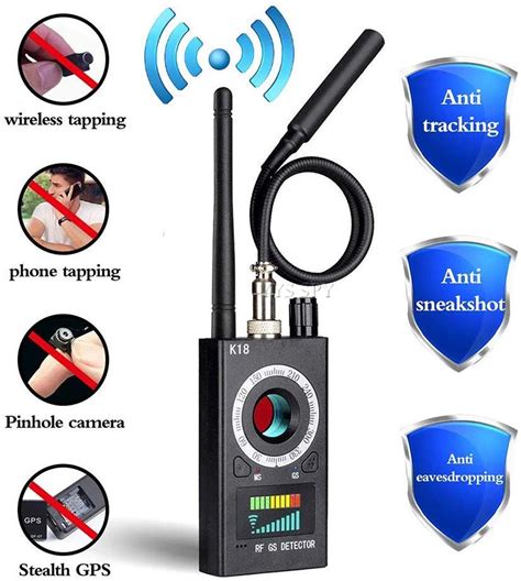 La señal de RF cámara oculta Detector Anti espía oculta Pinhole cámara