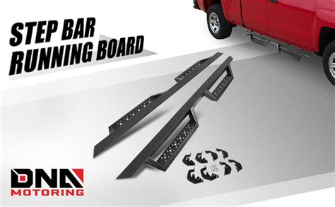 DNA MOTORING STEPB ZTL 8122 4 5 Powdercoated Running Board Side Step