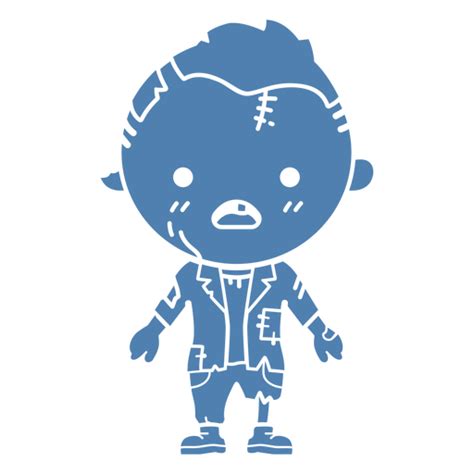 Design Png E Svg De Recorte De Monstro De Desenho Animado Zumbi Fofo