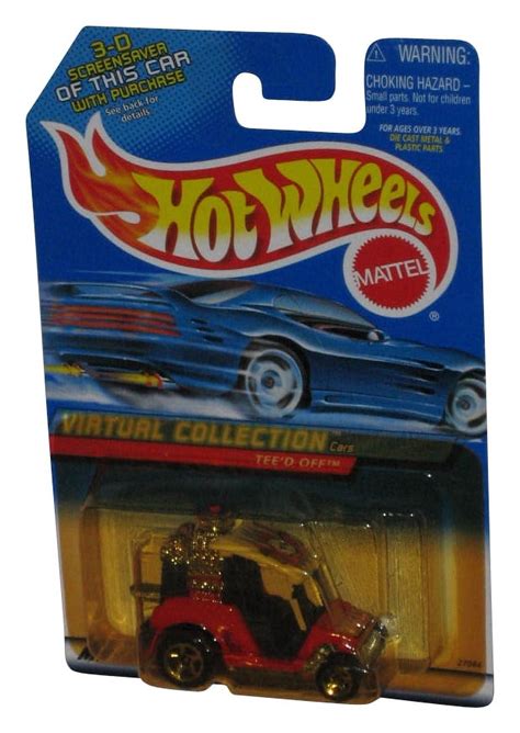 Hot Wheels Virtual Collection Tee D Off Red Toy Car Walmart