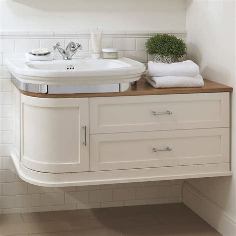 Imperial Thurlestone Offset Curved Vanity Unit Uk Bathrooms