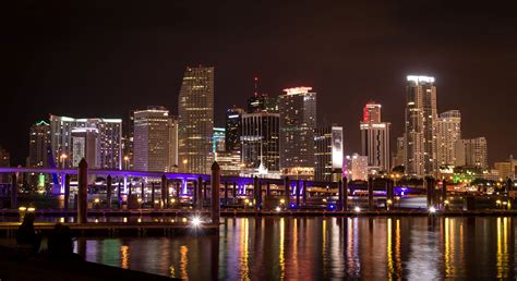 cityscape downtown and miami 4k HD Wallpaper