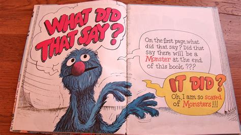 Vintage 1970s Sesame Street Book. Hardback. Grover. The