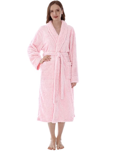 Pavilia Premium Womens Plush Soft Robe Fluffy Warm Fleece Sherpa