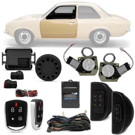 Kit Vidro El Trico Chevette Maraj Portas Sem Quebra Vento Alarme