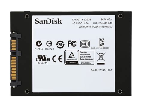 SanDisk SSD PLUS 2 5 120GB SATA III Internal Solid State Drive SSD