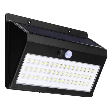 Solar Led Lights Outdoor Motion Sensor Light Wall Mount 48 Leds Garden