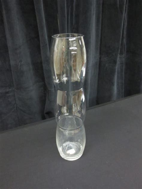 Glow The Event Store Caterpillar Vase Clear Glass 4dia X 1975h Glow The Event Store