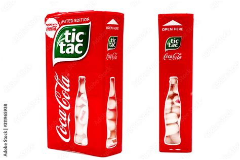 Italy December 26 2019 Limited Edition Of TIC TAC Made With COCA