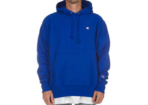 Buy Champion Reverse Weave Hoodie Blue Online In Australia Kickstw