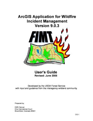 Fillable Online Gacc Nifc Arcgis Application For Wildfire Fax Email