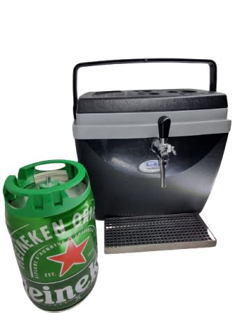 Chopeira Ice Box A Gelo Para Barrilzinho Litros Heineken Choperia