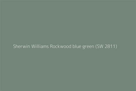 Sherwin Williams Rockwood Blue Green Sw Color Hex Code