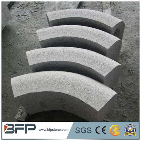 Granite Edging Border Stone Curved Granite Curbstone Kerbstone