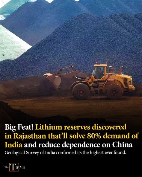 The Tatva On Twitter Lithium Reserves Have Been Traced In Degana