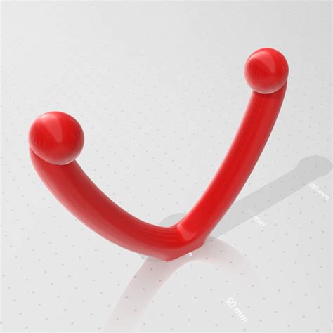 Prostate Massage Dildo Double Sided STL File For 3D PrintingCults