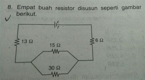 Jika Rangkaian Di Atas Dihubungkan Dengan Sumber Tegangan Hot Sex Picture