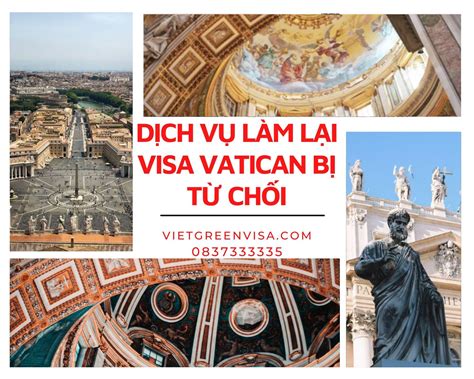 Xử lý visa Vatican bị từ chốI nhanh chóng