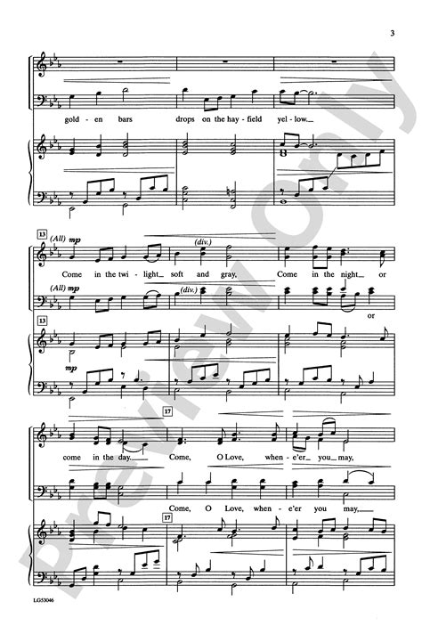 Invitation Satb Choral Octavo Michael Larkin Digital Sheet Music