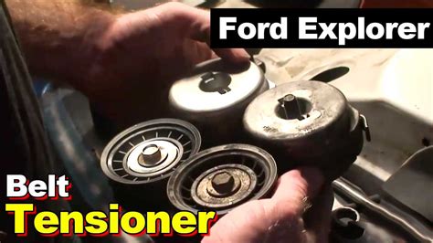 1995 Ford Explorer Serpentine Belt Tensioner Replacement Youtube