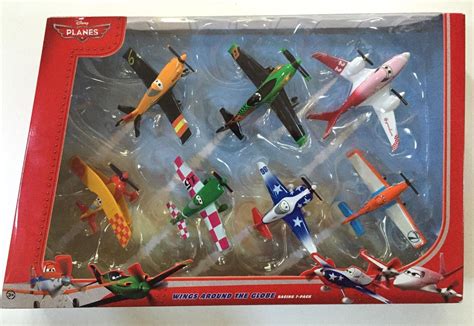 Disney Planes Wings Around The Globe Racing 2sets 7 Pack 14 Diecast