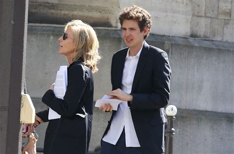 Photo Claire Chazal Et Son Fils Fran Ois Poivre D Arvor Obs Ques De