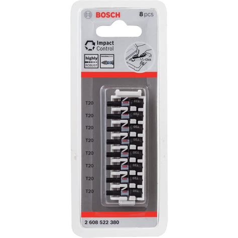 Bosch Confezione Inserti Per Controllo Impatto Xt