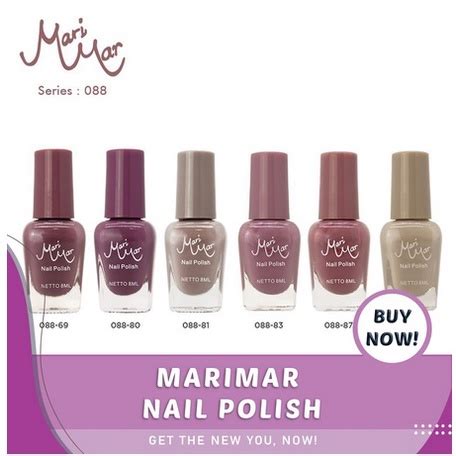 Jual SHASYA MARIMAR NUDE NAIL POLISH Kutek Cat Kuku Nude Bening 8ml Shopee Indonesia
