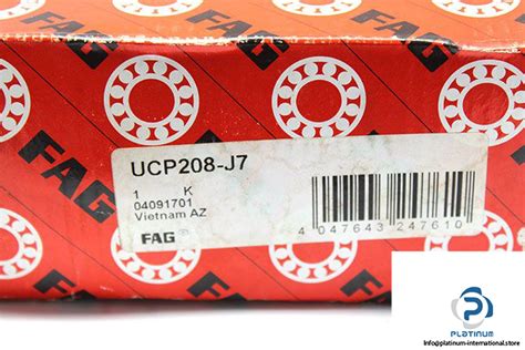 FAG UCP208 J7 PLUMMER BLOCK HOUSING UNIT Platinum International