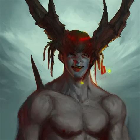 Gay Satan Devil Lurks In The Dark Artstation Stable Diffusion