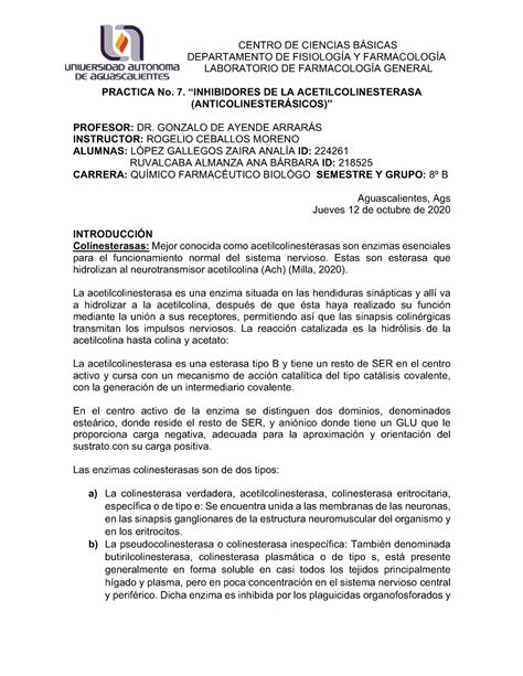 Reporte Practica 7 Centro De Ciencias BÁsicas Departamento De