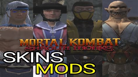 Mk Skins Mods Part Mod Mortal Kombat Shaolin Monks Ps Pcsx