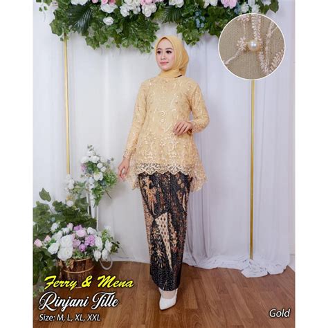 Jual Ai Realpict Kebaya Azkia Tulle Kebaya Modern Kebaya Kebaya Pesta