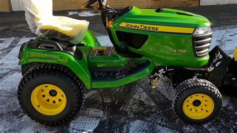 John Deere X758 2017 Diesel With Quick Hitch Nice Machine Youtube