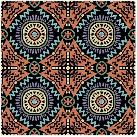 Premium Vector African Ethnic Seamless Pattern Abstract African