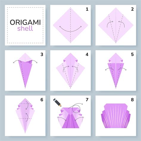 Tutoriel De Sch Ma D Origami Shell Mod Le Mobile Origami Pour Les