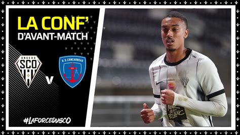 ANGERS SCO US CONCARNEAU Conférence de presse d avant match YouTube