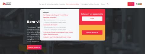 Invest Minas Lan A Novo Site Mais Informa Es Para Quem Quer