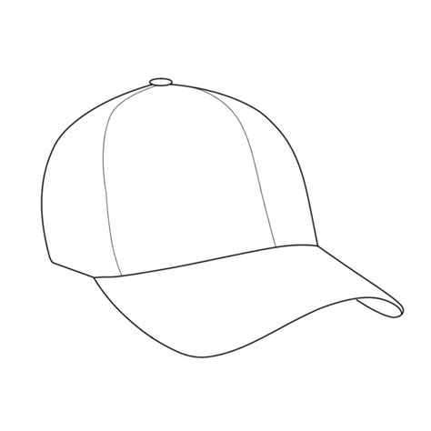 Baseball Cap Drawing at GetDrawings | Free download