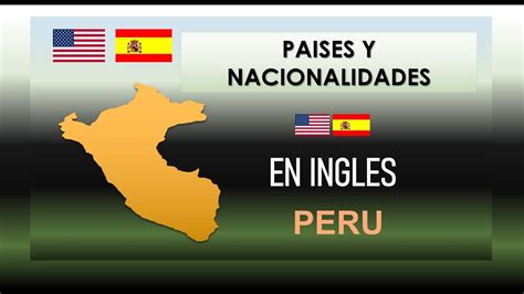 Peru En Ingles Los Pa Ses En Ingl S Youtube