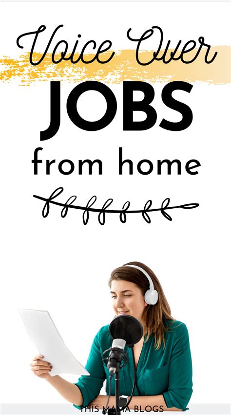 Looking For Voice Over Jobs For Beginners From Home Check Out This