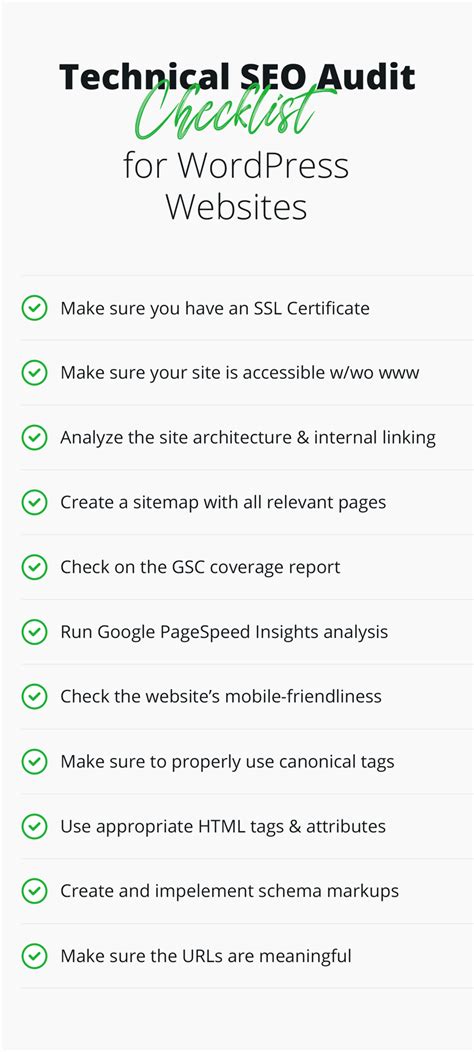 Wordpress Seo Audit Checklist Vital Areas To Inspect Web