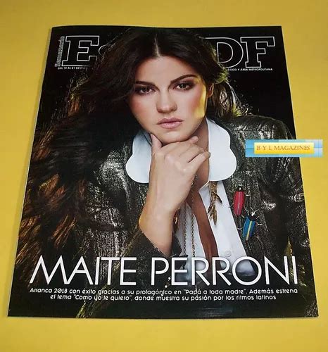 Maite Perroni Revista Estilo Df 2018 Rebelde Meses Sin Intereses