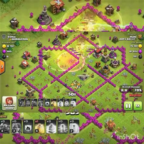 Coc Best Th9 Valkyrie Attack Strategy 👍 Youtube