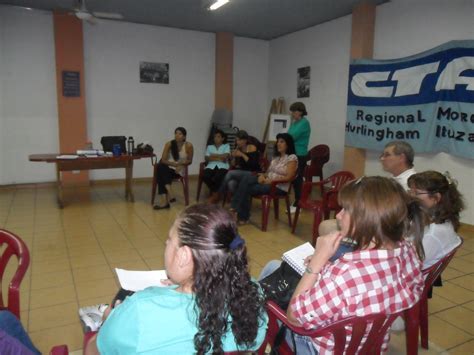 SECCIONALES Y CAP TALLER DE CESACION TABAQUICA EN MORON Suteba