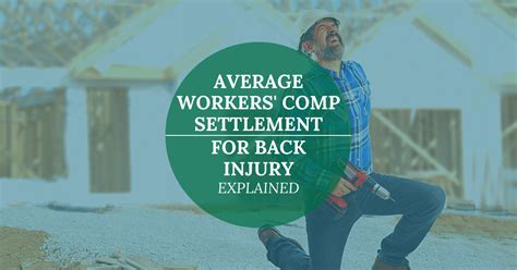 Average Workers Comp Settlement For Back Injury Explained