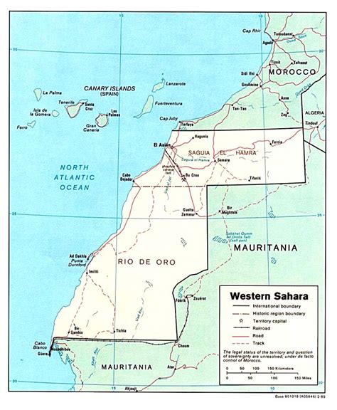 mapa del Sàhara Occidental