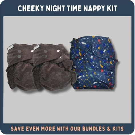 Night Nappy Bundle With Extra Boosters Cheeky Wipes UK