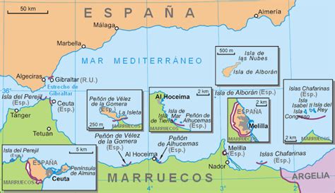 GOBERNAR EL MUNDO LOS PEÑONES E ISLOTES DE ESPAÑA LAS PLAZAS DE